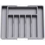 ware Drawer Organizer, Expandable Utensil Organizer for Kitchen Drawers, Adjustable Cutlery and Flatware Tray