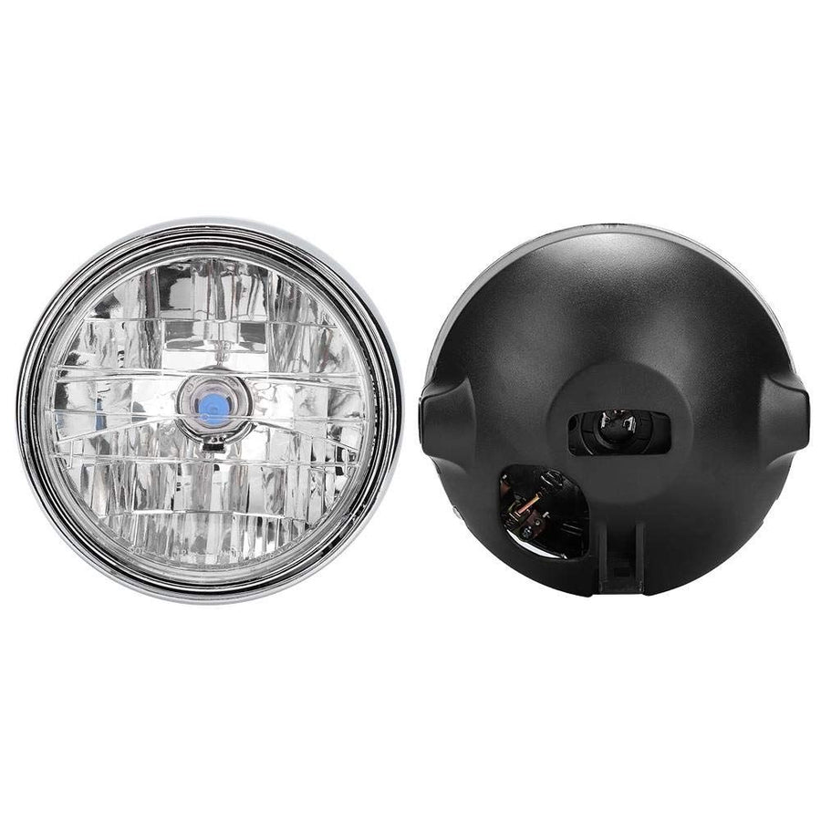 LED Headlight Modified Retro Round Motorcycle Head Front Light Assembly Headlamp 250 VT250 CB400 CB750 CB900
