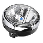 LED Headlight Modified Retro Round Motorcycle Head Front Light Assembly Headlamp 250 VT250 CB400 CB750 CB900