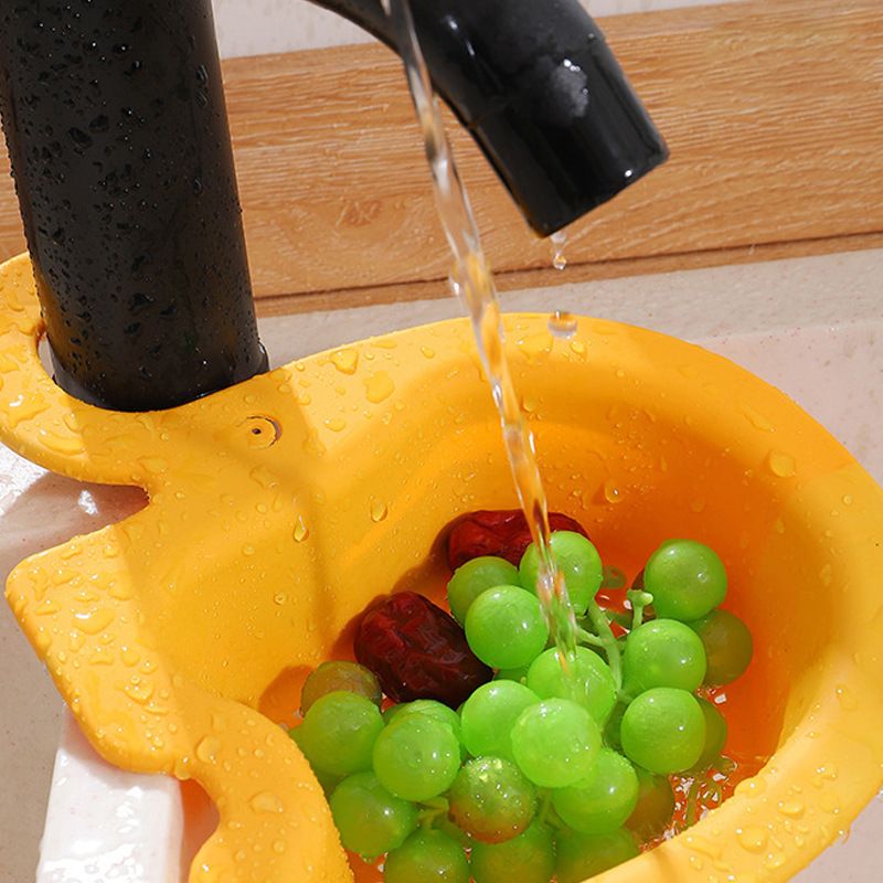 Pack Kitchen Sink Drain Strainer Food Catcher Garbage Waste Filter Rack Basket Elephant Nose Hangs on Faucet Multipurpose