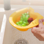 Pack Kitchen Sink Drain Strainer Food Catcher Garbage Waste Filter Rack Basket Elephant Nose Hangs on Faucet Multipurpose