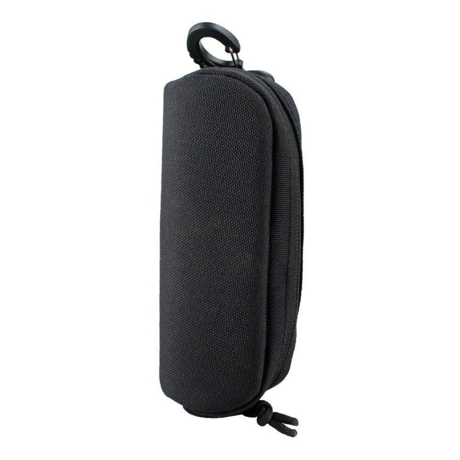 Tactical Glasses Case Glasses Pouch. Portable Eyeglasses Cases Eyewear Box. Eyeglass Case with Clip （black）
