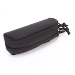 Tactical Glasses Case Glasses Pouch. Portable Eyeglasses Cases Eyewear Box. Eyeglass Case with Clip （black）