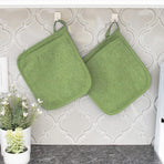 Potholder & Hot Pad: Unparalleled Heat Resistant, Durable Cotton – Ergonomically Designed for Optimal Grip – Easy-Care Machine