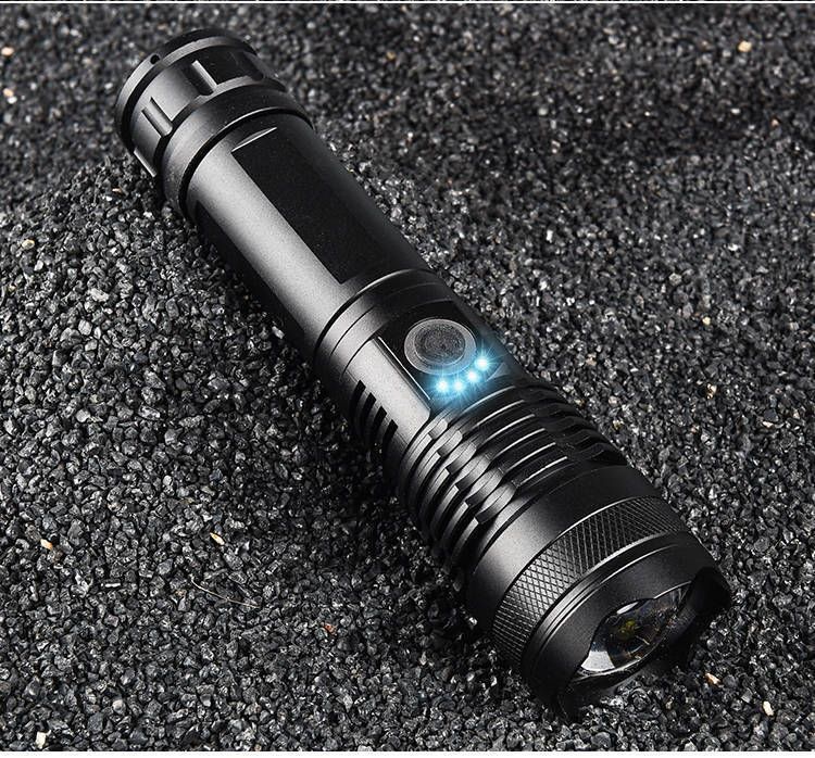 Rechargeable Flashlights,Lumens Flashlight,Tactical Flashlight with Zoomable,Super Bright Waterproof Flashlights for Emergencies