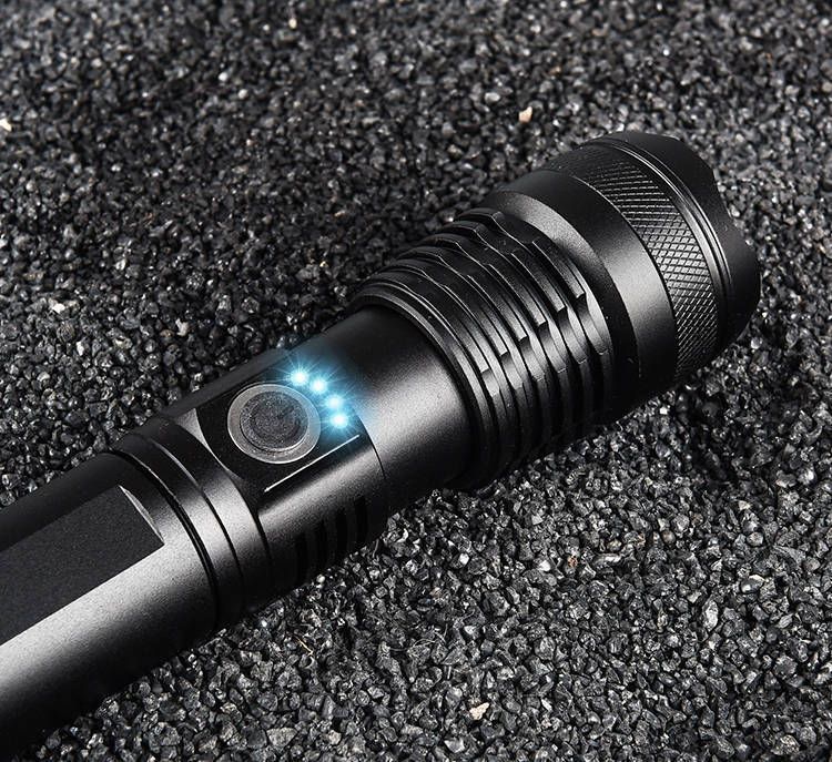 Rechargeable Flashlights,Lumens Flashlight,Tactical Flashlight with Zoomable,Super Bright Waterproof Flashlights for Emergencies