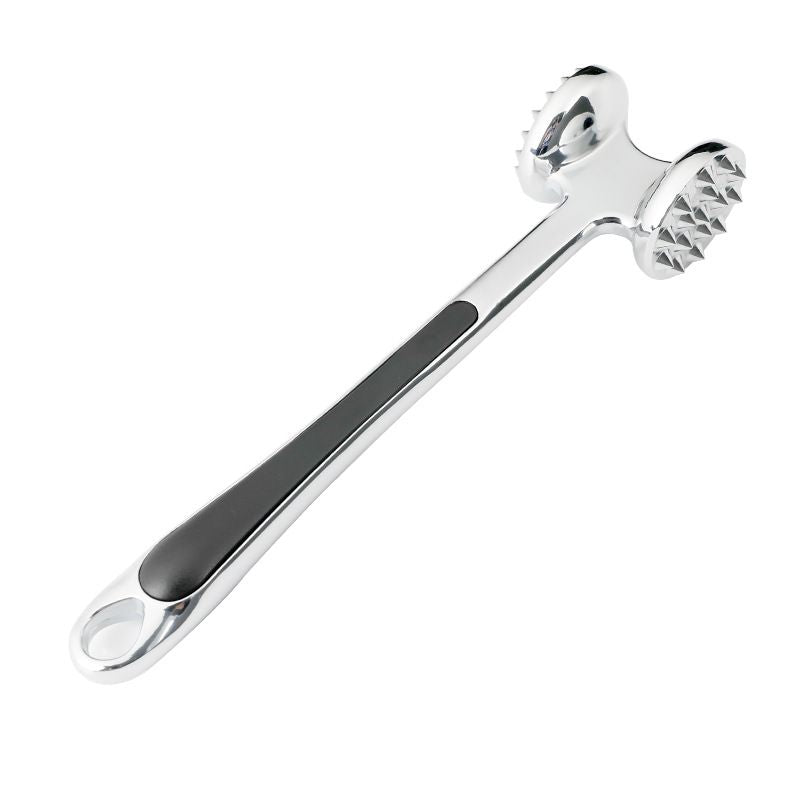 Meat Tenderizer Hammer Mallet Tool Pounder For Tenderizing Steak Beef And Poultry.With Rubber Comfort Grip Handle.Dishwasher Easy