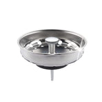 Kitchen Sink Stopper and Strainer Oil Rubbed Bronze Sink Drain Strainer Basket Replacement for Standard Drain