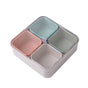 Snack Serving Tray, Appetizer Tray, 4 Compartment Food Platter Dried Fruit Tray Food Storage Containers for Fruit Cakes kitchen