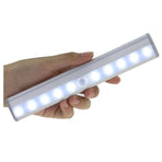Under Cabinet Lights, Wireless Motion Sensing Stick-on Anywhere Step LED Light Bar with Magnetic Strip, Pure White, 3-Pack