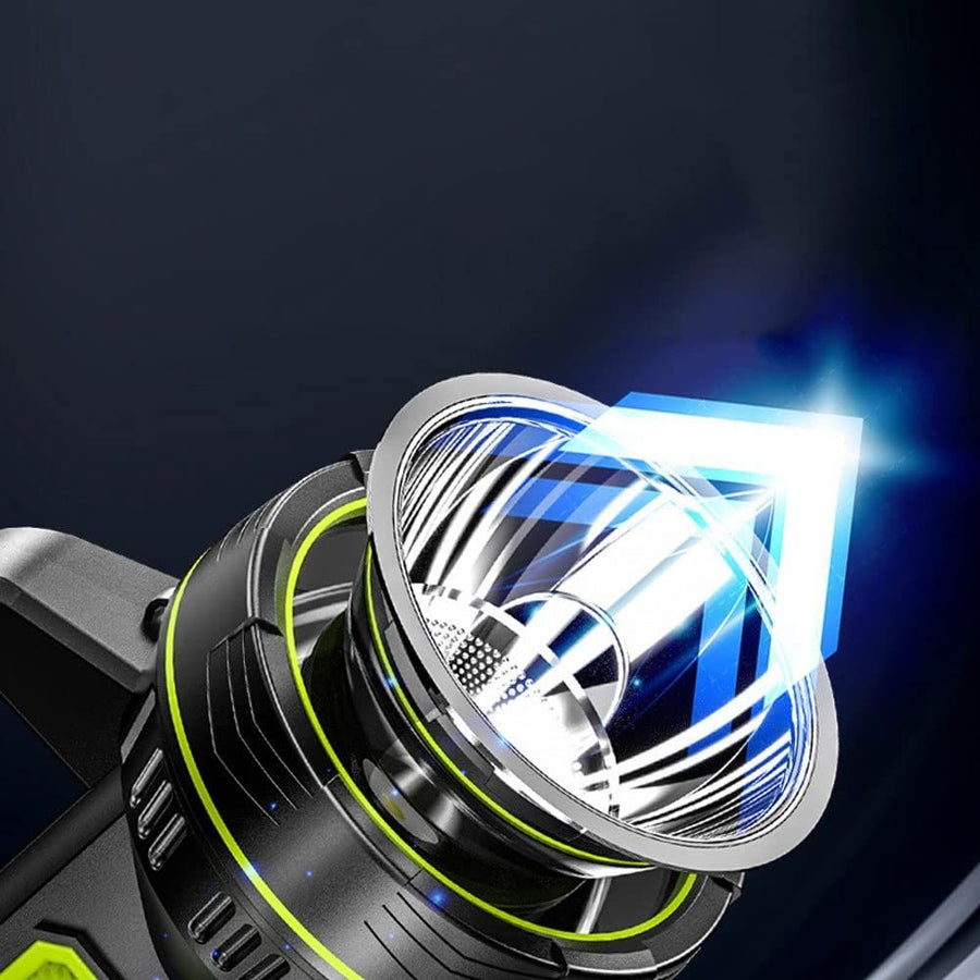 Camping Lantern Rechargeable Flashlight, Portable LED Light with USB Cable for Camping, Hiking, Hurricane Emergency