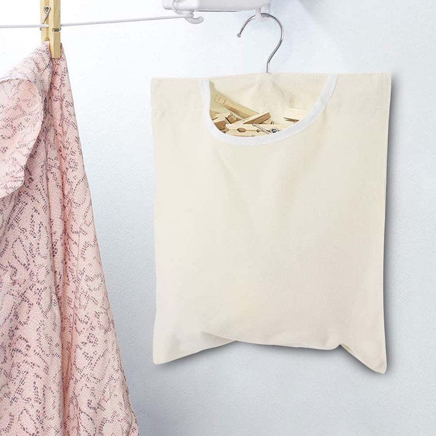 Durable Reusable Oxford Cloth Portable Hanging Storage Hook for Hanging and Effortlessly Sliding on The Clothesline with a Large