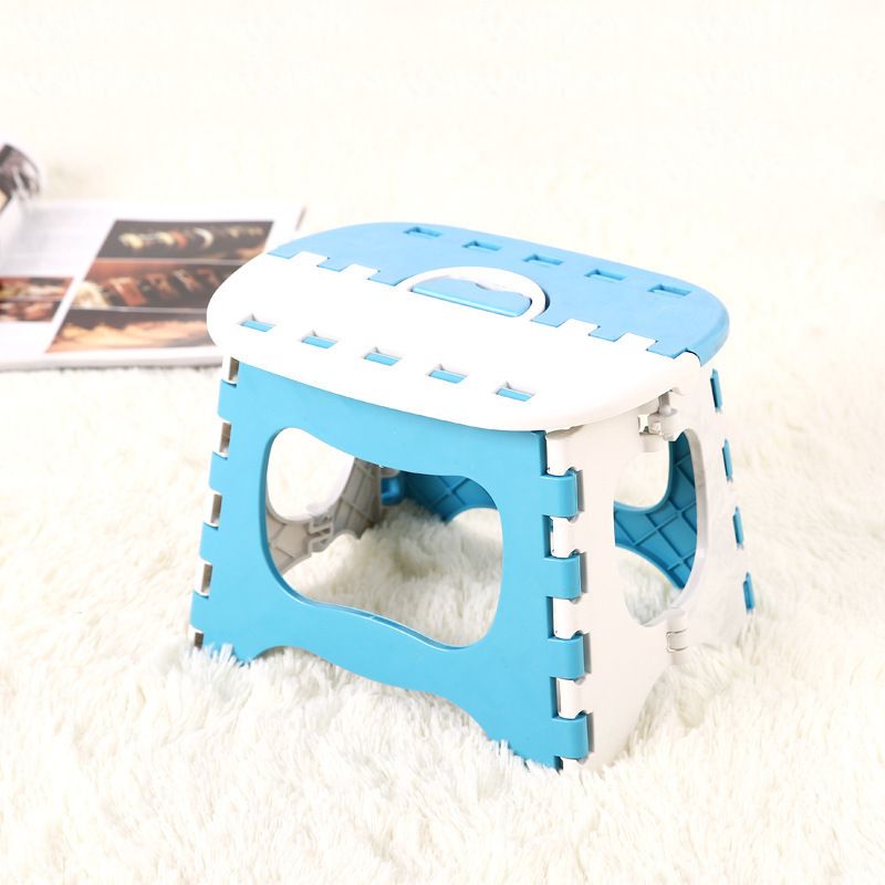 Nacaitang Folding Step Stool Lightweight Strong Sturdy Enough to Support Adults and Safe Enough for Kids (Sky Blue)