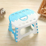 Nacaitang Folding Step Stool Lightweight Strong Sturdy Enough to Support Adults and Safe Enough for Kids (Sky Blue)
