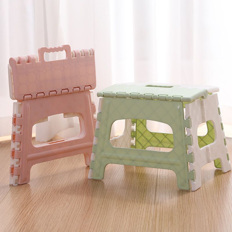 Collapsible Stool Footstool Simple Folding Stool Home Foldable Stool Practical Folding Stool Home Folding Stool Portable（2pcs）