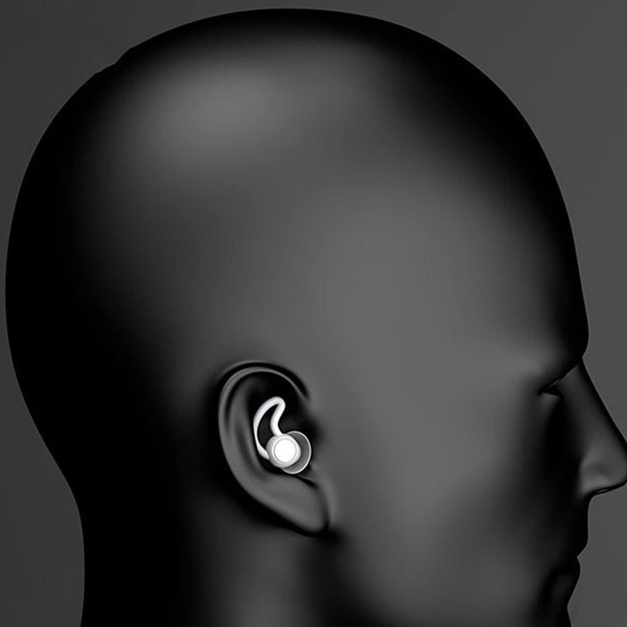 Ear Plugs for Noise Reduction, Reusable Silicone Anti-Noise Earplugs for Sleeping Snoring Traveling Studying Working