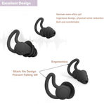 Ear Plugs for Noise Reduction, Reusable Silicone Anti-Noise Earplugs for Sleeping Snoring Traveling Studying Working
