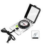 Lightweight Orienteering Baseplate Compass for Hiking, Backpacking, and Survival Navigation | Professional Grade Compass