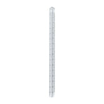 Transparent Triangular Prism Ruler Scale Ruler 0-15cm Straight Ruler for Ideal for Teacher Student Architect Clear Ruler（5pcs）
