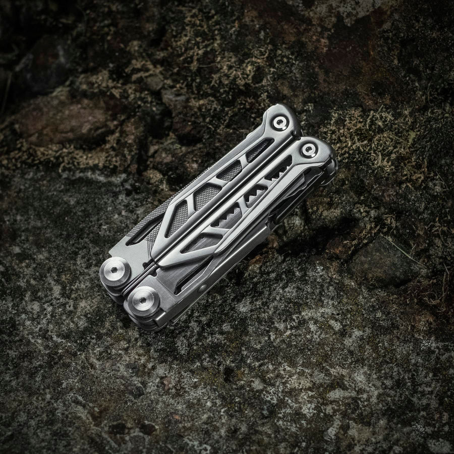 Multitool Pliers Pocket Knife Camping Hiking Gear Multitool Knife Multi Tool Saw Scissors Wire Cutter Stripper Screwdrivers Bottle