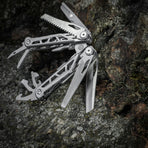 Multitool Pliers Pocket Knife Camping Hiking Gear Multitool Knife Multi Tool Saw Scissors Wire Cutter Stripper Screwdrivers Bottle