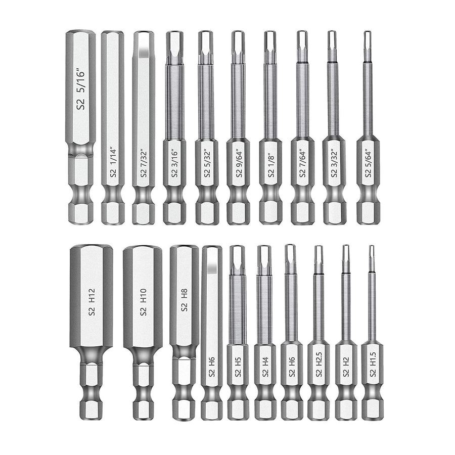 Efficient & Easy To Use Set Versatile 20pcs/set Bit Set With Long Lasting Plating & Low Magnetic Force Bit Set