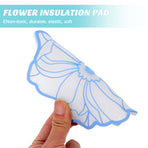 Silicone Drink Coasters, Vintage Flowers Lace 5.9 inch Cup Coffee Mug Bowl Pot Mats Pads for Home and Kitchen