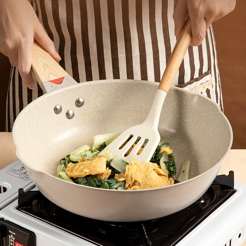 Silicone Kitchen Utensils Set, Heat Resistant Cooking Utensils Set Spatula Set Nonstick Cookware (3 pcs white)