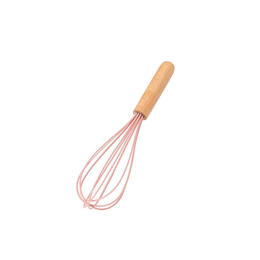Wooden Handle Manual Kitchen Whisks for Cooking, Classic Balloon Egg Beater Whisks, Suitable for Blending,
