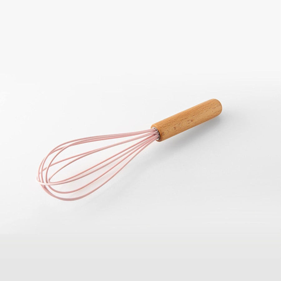 Wooden Handle Manual Kitchen Whisks for Cooking, Classic Balloon Egg Beater Whisks, Suitable for Blending,