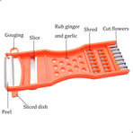 handheld Plastic Multifunction Kitchen Peeler Grater Slicer Tool,for Vegetable,Fruit,Cucumber,Potato,Carrots,Cheese