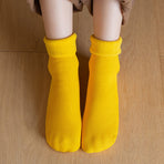 Kid Socks 2 Pair Trendy Keep Warm Winter Plus Cotton Blend Floor Socks Snow socks,and winter thickened tube, cashmere socks