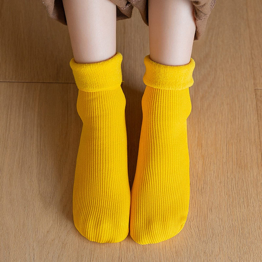 Kid Socks 2 Pair Trendy Keep Warm Winter Plus Cotton Blend Floor Socks Snow socks,and winter thickened tube, cashmere socks