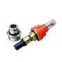 Adjustable Flows Meter Visualized Temperature Control Water Distributor Valves Brass For Underfloor Heating Water Distributor