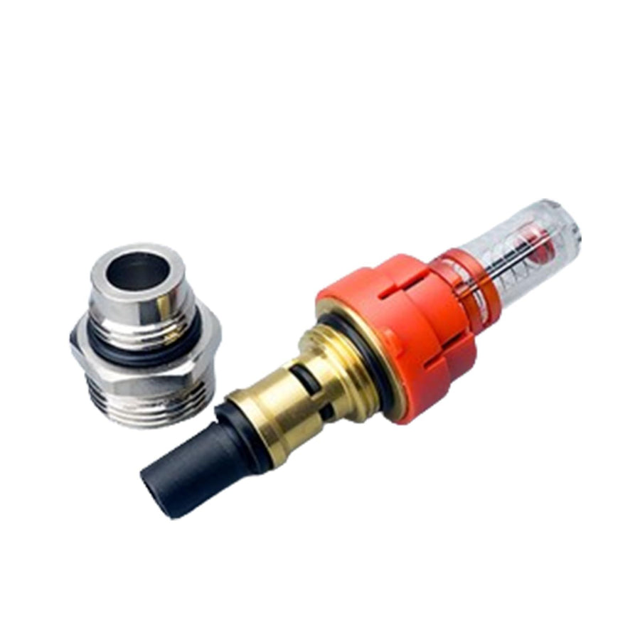 Adjustable Flows Meter Visualized Temperature Control Water Distributor Valves Brass For Underfloor Heating Water Distributor