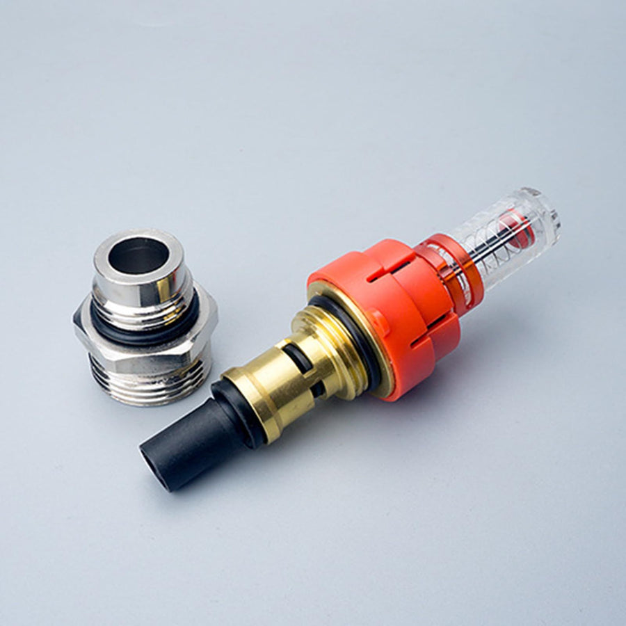 Adjustable Flows Meter Visualized Temperature Control Water Distributor Valves Brass For Underfloor Heating Water Distributor