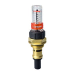 Adjustable Flows Meter Visualized Temperature Control Water Distributor Valves Brass For Underfloor Heating Water Distributor