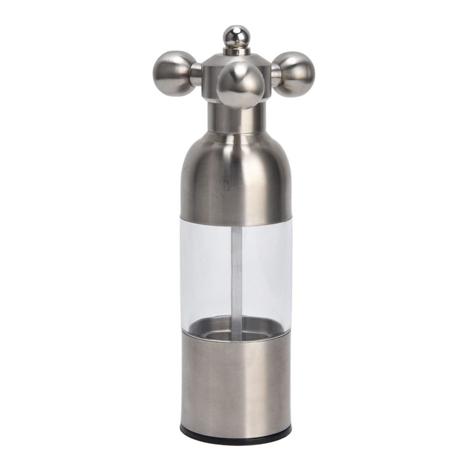 Stainless Steel Pepper Grinder, Manual Rotation Ceramic Grinding Core Salt Mill, Modern Pepper Mill for Home Hotel Restaurant