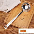 Multi Kitchen Utensil Scoop Soup Ladle Hot Pot Home Double-Use Stainless Steel Creative Multifunction Strainer Spoon Colander