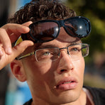 Polarized Wraparound Sunglasses | Wear Over Sunglasses | Fitover for Glasses  It's like shields for your eyes.
