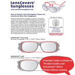 Polarized Wraparound Sunglasses | Wear Over Sunglasses | Fitover for Glasses  It's like shields for your eyes.