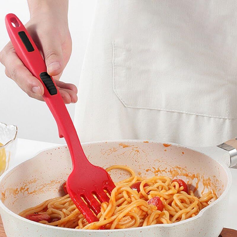 Flatware Forks Cooking Utensils Multi-Function Spaghetti Server Silicone Fork Salad Forks Whisking Serving Party Fruit Dessert