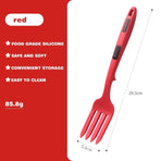 Flatware Forks Cooking Utensils Multi-Function Spaghetti Server Silicone Fork Salad Forks Whisking Serving Party Fruit Dessert