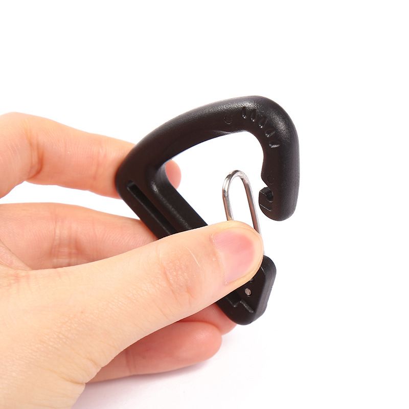 3pcs Hook Mountaineering Buckle Plastic Steel Triple Slide Slider Button Bulk Free Adjustable Buckle Strap Buckle Backpack