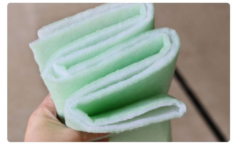 green Aquarium Filter Media Pad Dual Density Bonded Filter Floss Roll Cut to Fit for Fish Tank Canister Filter