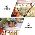 Lawn Lamp Vintage Lantern Hanging Solar Lamp Wall Sconce Vintage Garden Lanterns Bulb Lights Outside Wall Lights Outdoor Solar