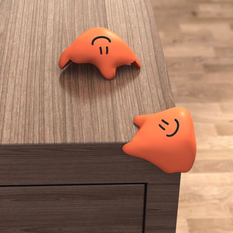 4 pc Furniture Corner Protector, Corner Protector for Baby,Silicone Material Sharp Furniture Anti-Collision Device