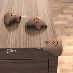 4 pc Furniture Corner Protector, Corner Protector for Baby,Silicone Material Sharp Furniture Anti-Collision Device