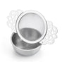 Tea Strainers with Drip Bowls,Loose Leaf Tea Strainers with Double Winged Handles Extra Fine Mesh Tea Infuser Brew Loose Leaf Tea