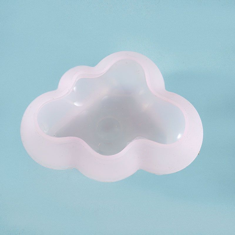 3Pcs/Set 3D Cloud Shape Chocolate Silicone Mold Mousse Ice Cube Mould Pudding Candy Soap Candle Crystal Epoxy Resin Molds